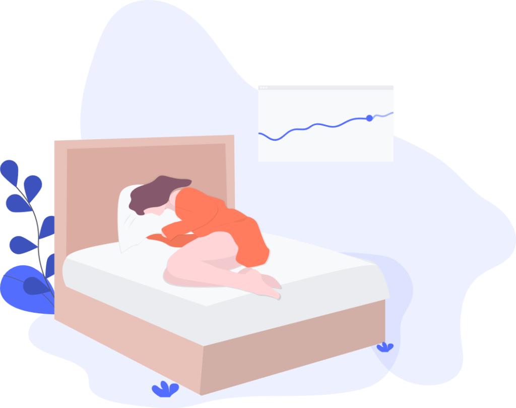 ブログ「モノオス」ベッドや体を休めるところを描いた画像